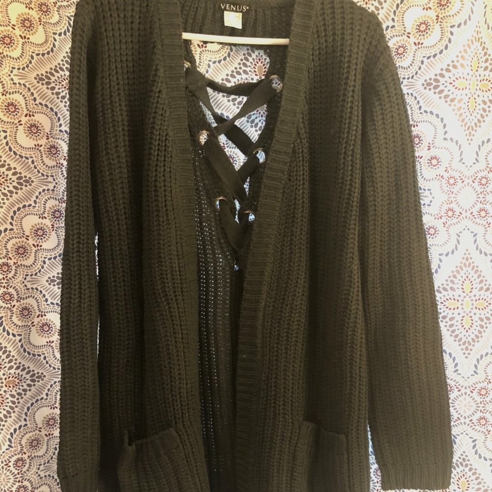 ❄️Venus Lace Up Back Cardigan❄️